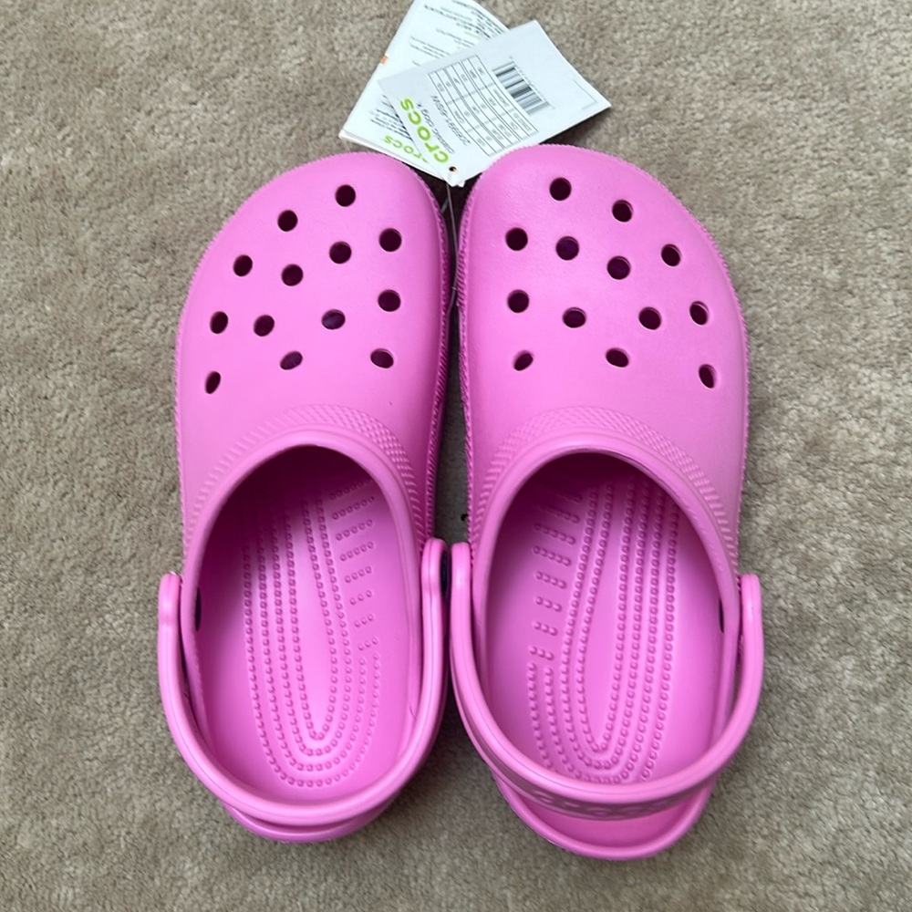 Crocs classic clog Taffy pink rose taffy crocs kids j5